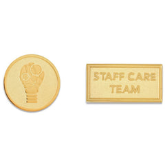 Die Struck Sandblast Lapel Pins