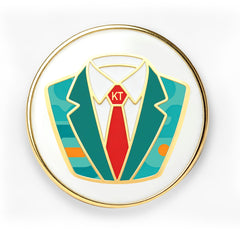 USA Enamel Print Pins